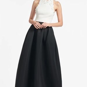 Sachin & Babi Dominique Gown - Ivory/Black size 12 - NEW WITH TAGS